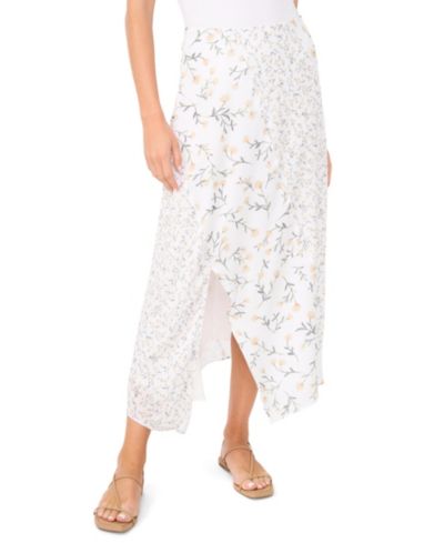 1.STATE Women's Combo Asymmetric Maxi Skirt