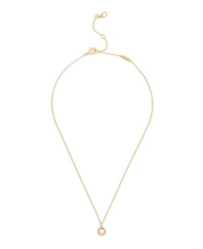 Подвеска COACH Faux Stone Halo Circle