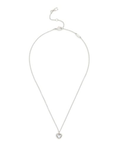 Подвеска-кулон COACH Faux Stone Halo Heart