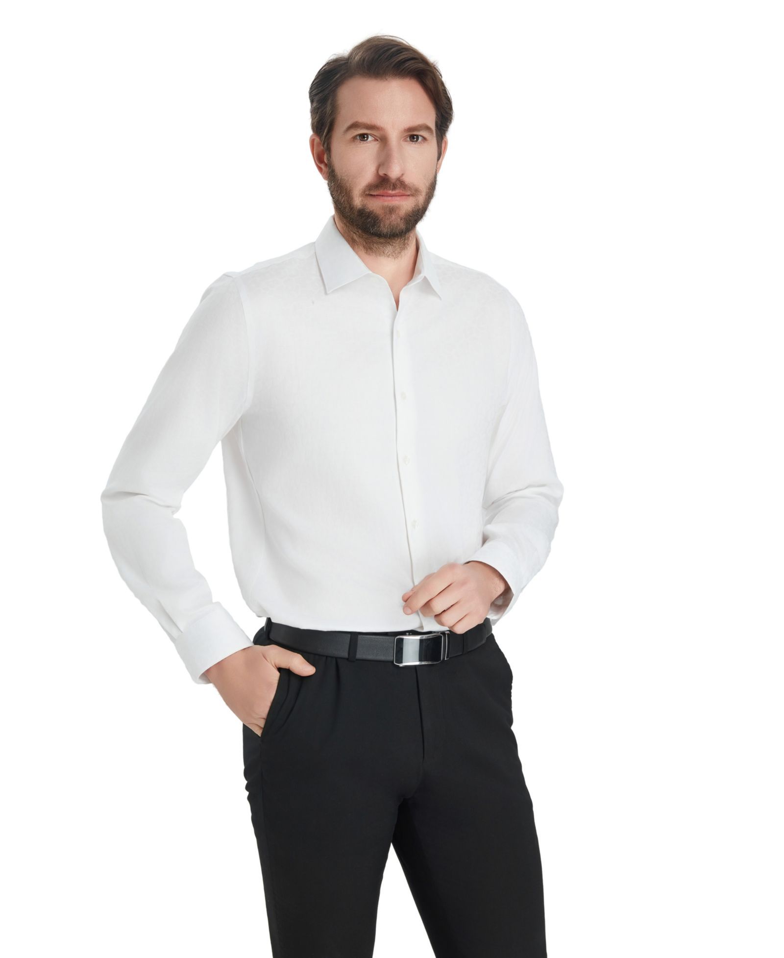 Мужская рубашка Bar III Slim-Fit Leopard Print