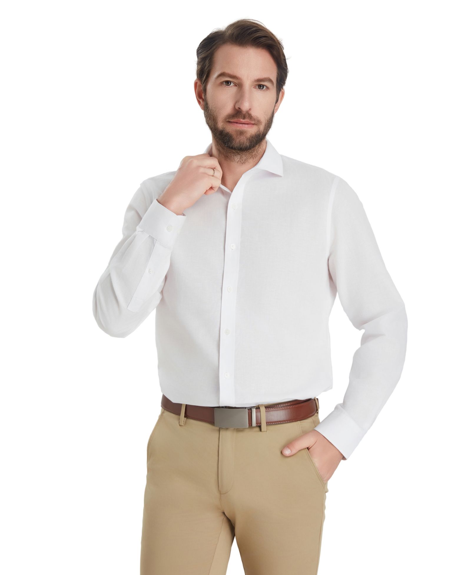 Мужская рубашка Bar III Slim-Fit Linen
