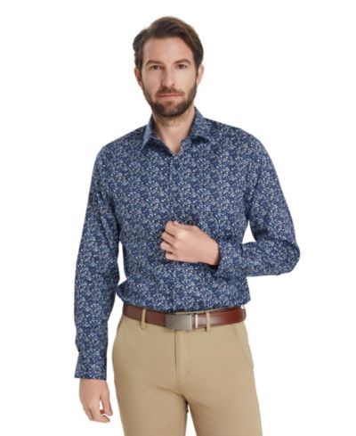 Bar III Мужская рубашка Slim-Fit с цветочным принтом