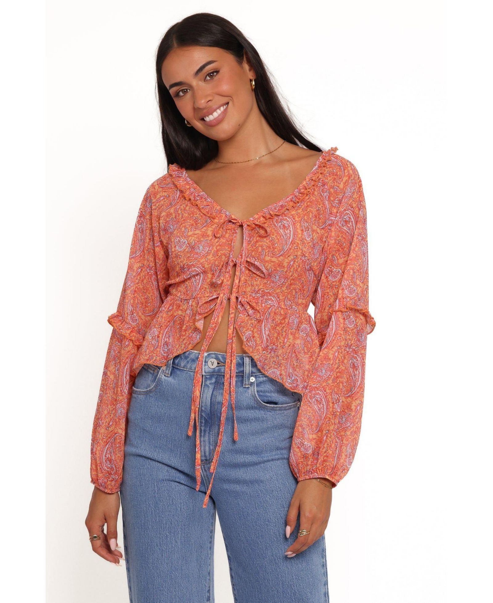 Petal and Pup Women's Isolt Tie-Front Top