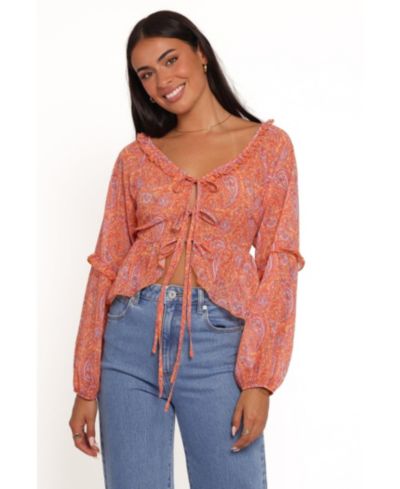 Petal and Pup Women's Isolt Tie-Front Top