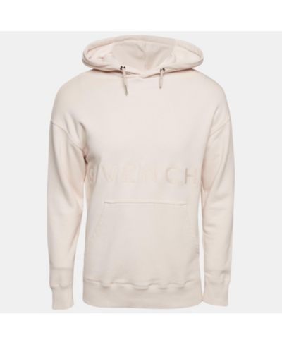 Мужское худи Pre-Owned Givenchy Pink Logo Embroidered Cotton Knit