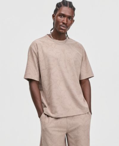 Mode of One Men's Jacquard Terry T-Shirt, Macy's Exclusive