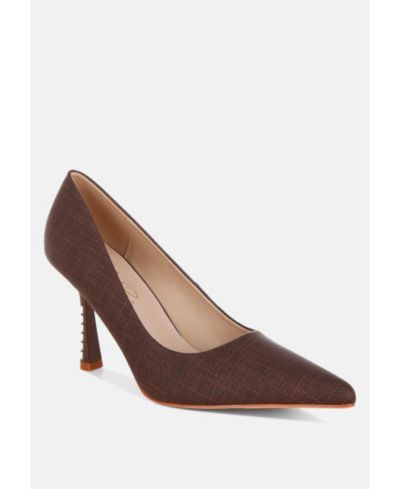 London Rag Women's Zuzana Pointy Toe Pumps