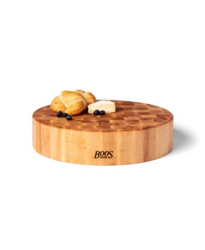 John Boos CCB Series 18" Round Wooden Maple Cutting Board