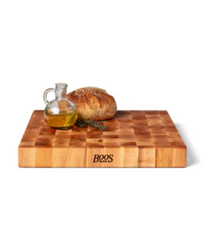 John Boos CCB Series Square Wooden Maple Cutting Board, 18" x 18"