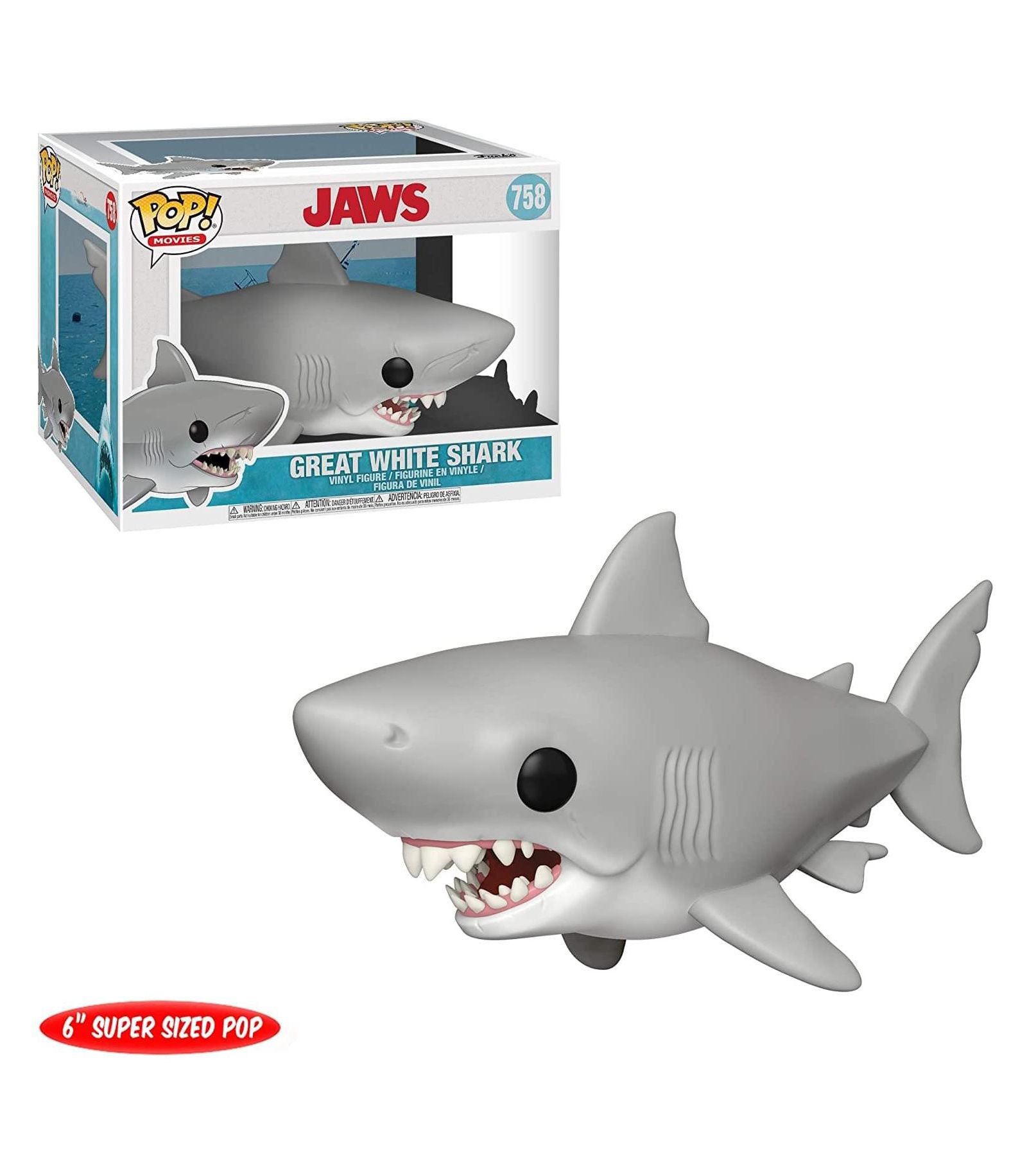 Виниловая фигурка Funko Pop JAWS, большая белая акула