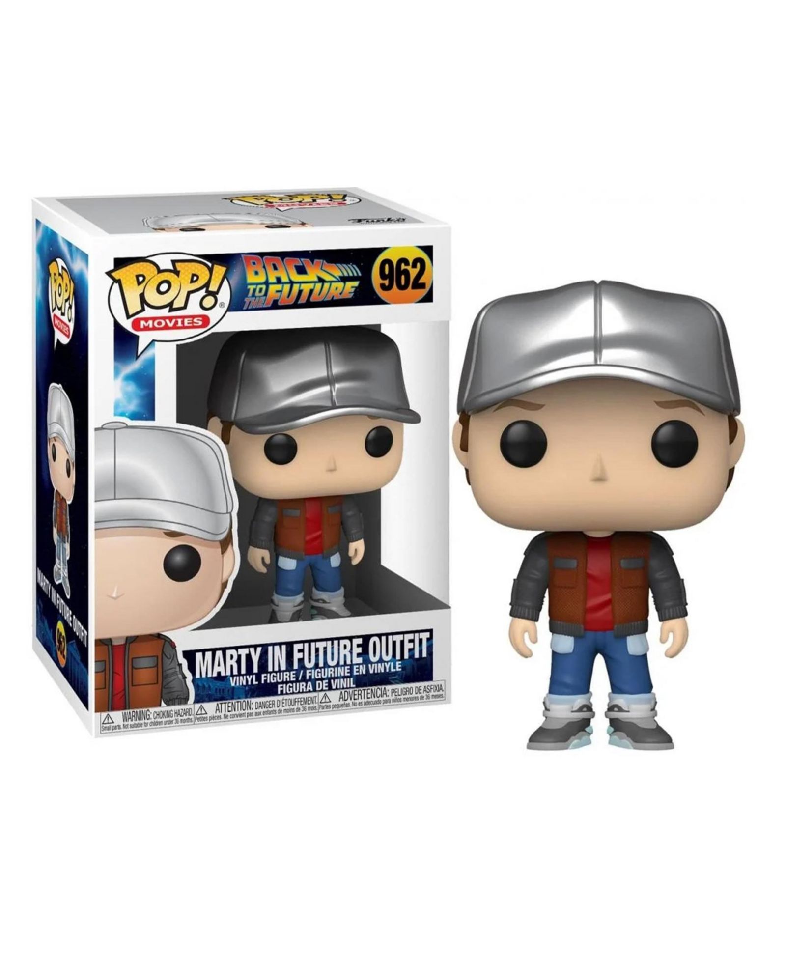 Фигурка Funko Pop! Марти из "Назад в будущее" в будущем костюме, 3,75", виниловая, 1 шт., от 3 лет