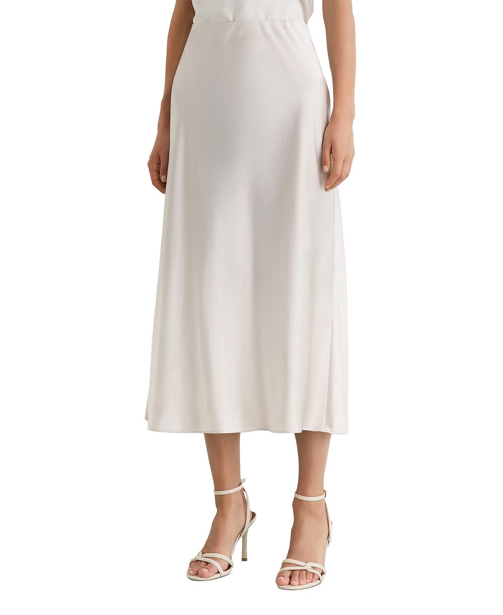 REISS Women's Sofia Silk Slip Skirts