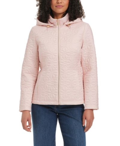 Женский стеганый куртки kate spade new york Short Spade Flower