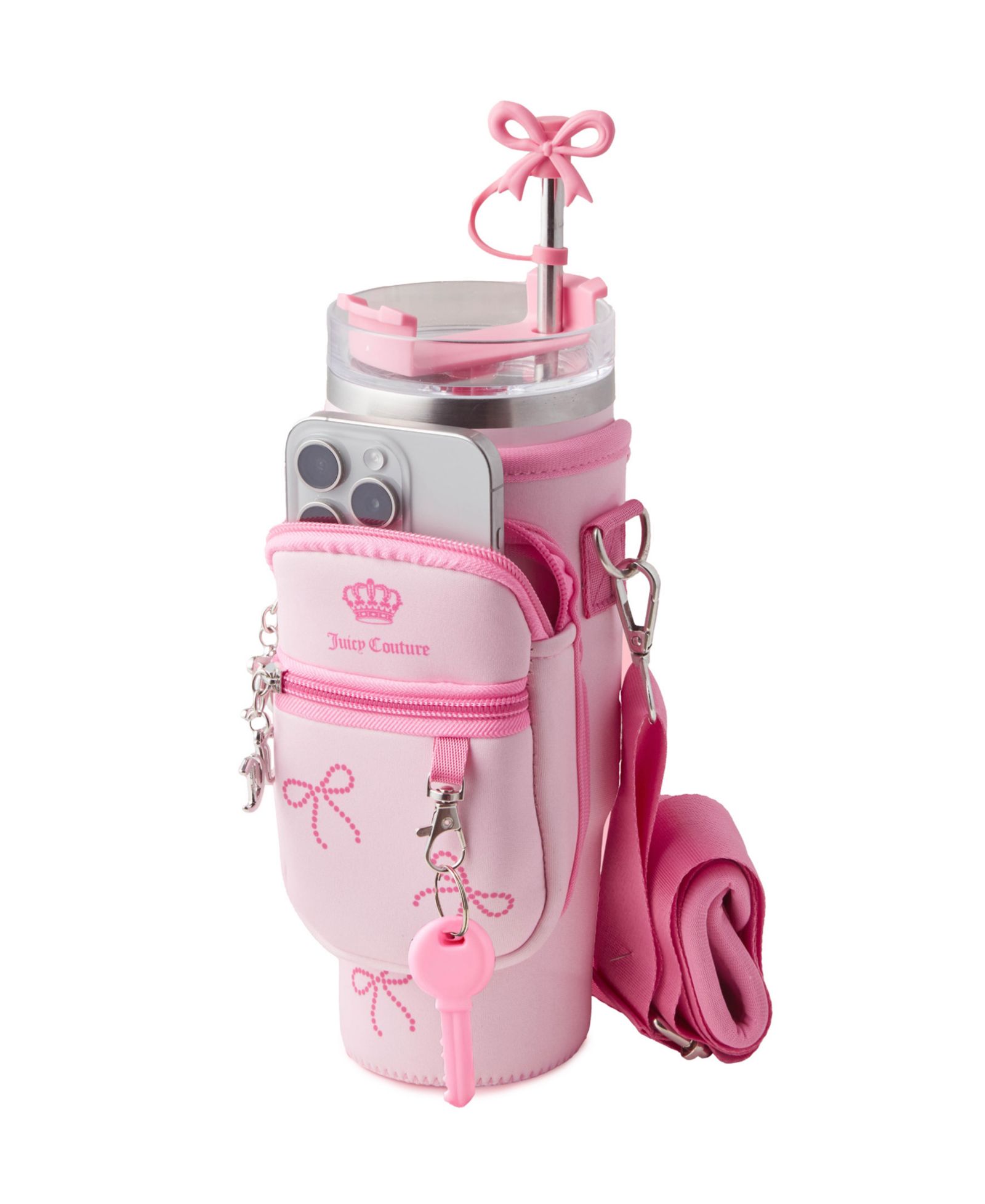 Juicy Couture термокружка Jetsetter из нержавеющей стали, 30 oz.