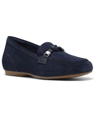 Navy Suede