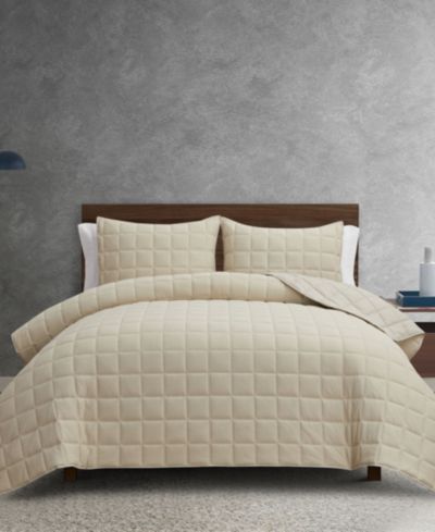 Perry Ellis Clarice Textured 3-Pc. Quilt Set, King