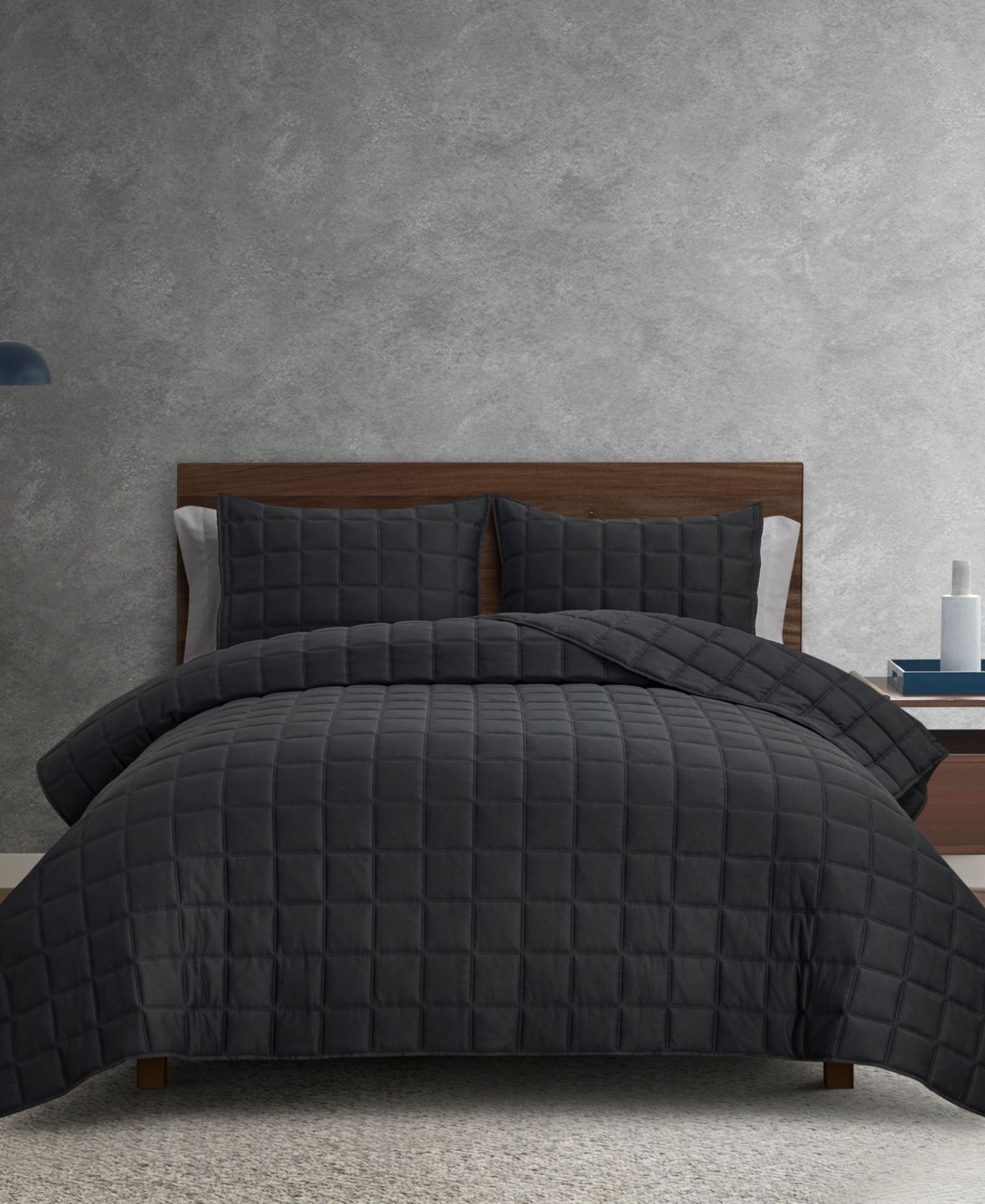 Perry Ellis Clarice Textured 3-Pc. Quilt Set, Full/Queen