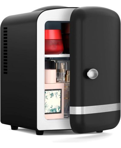 COWSAR Retro Mini Fridge, 4L Compact Refrigerator for Skincare
