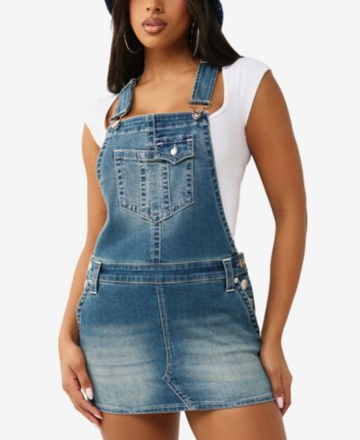 Женское джинсовое платье-комбинезон True Religion