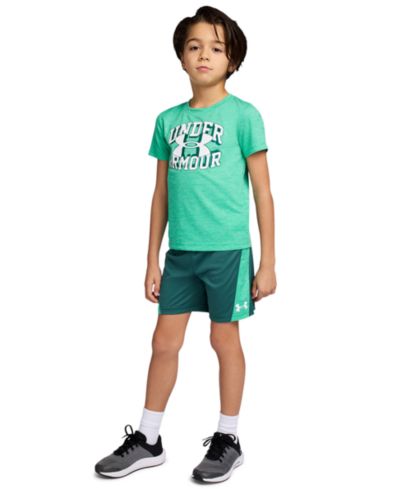 Under Armour Boys' 2T-7 Short-Sleeve T-Shirt and Shorts, 2-Piece Set