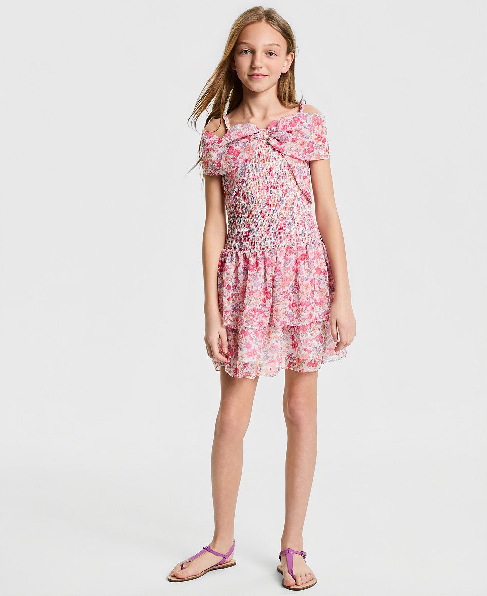 Детское платье Bonnie Jean 7-16 Smocked Bow-Front