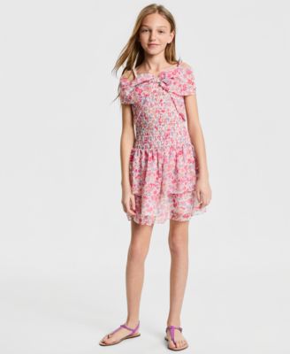 Детское платье Bonnie Jean 7-16 Smocked Bow-Front