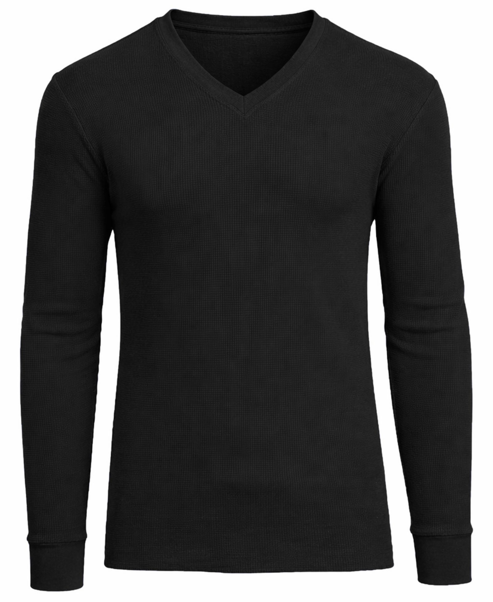 Galaxy By Harvic Мужской Long-Sleeve Waffle-Knit V-Neck Thermal T-Shirt