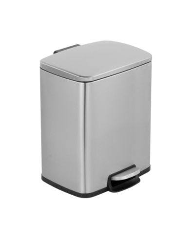 Mega Casa прямоугольный мусорный бак из нержавеющей стали, 5.3 Gallon / 20L