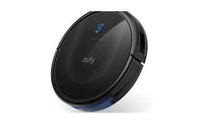 Робот-пылесос eufy 11S MAX, супертонкий, мощное всасывание, тихий, самозарядный, для твердых полов и ковров со средним ворсом, черный