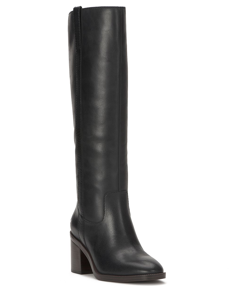Lucky Brand Women's Adana Extra Wide Calf Tall Block Heel Boots
