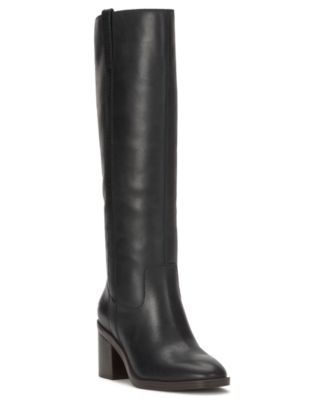 Lucky Brand Women's Adana Extra Wide Calf Tall Block Heel Boots