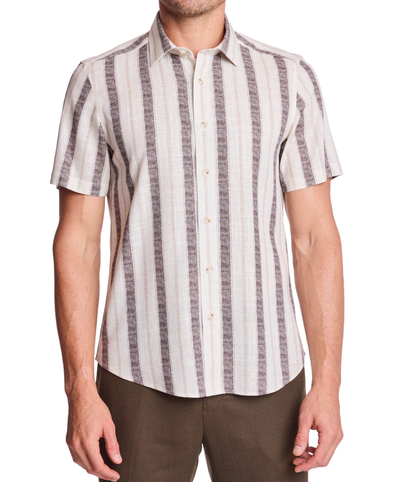 Paisley & Gray Мужская рубашка с воротником Point Collar