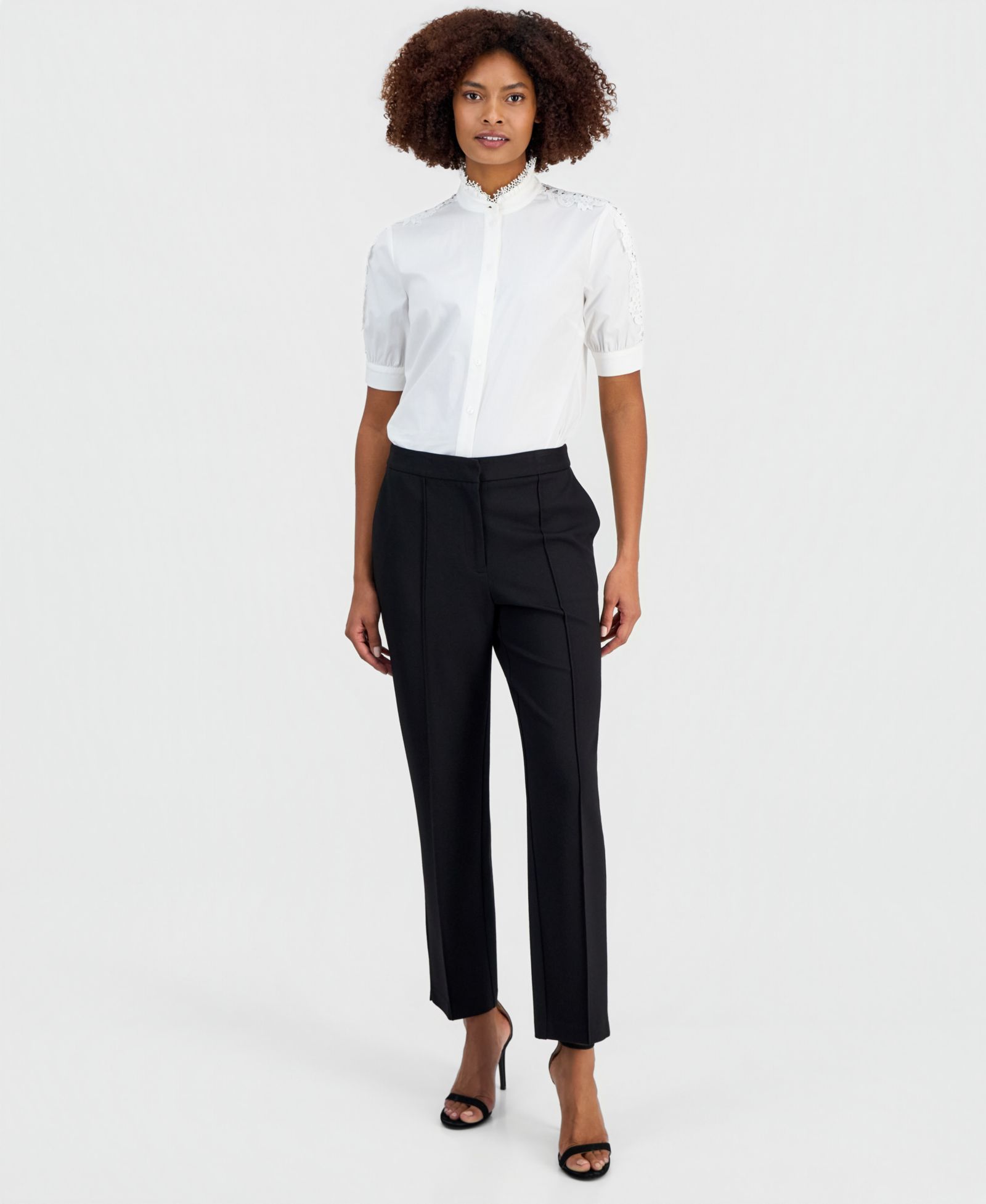 Женские брюки T Tahari Pintucked