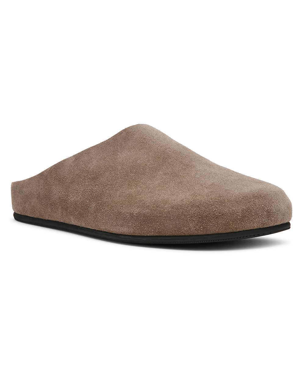Steve Madden women's Fern Suede Footbed Slip-On Clogs