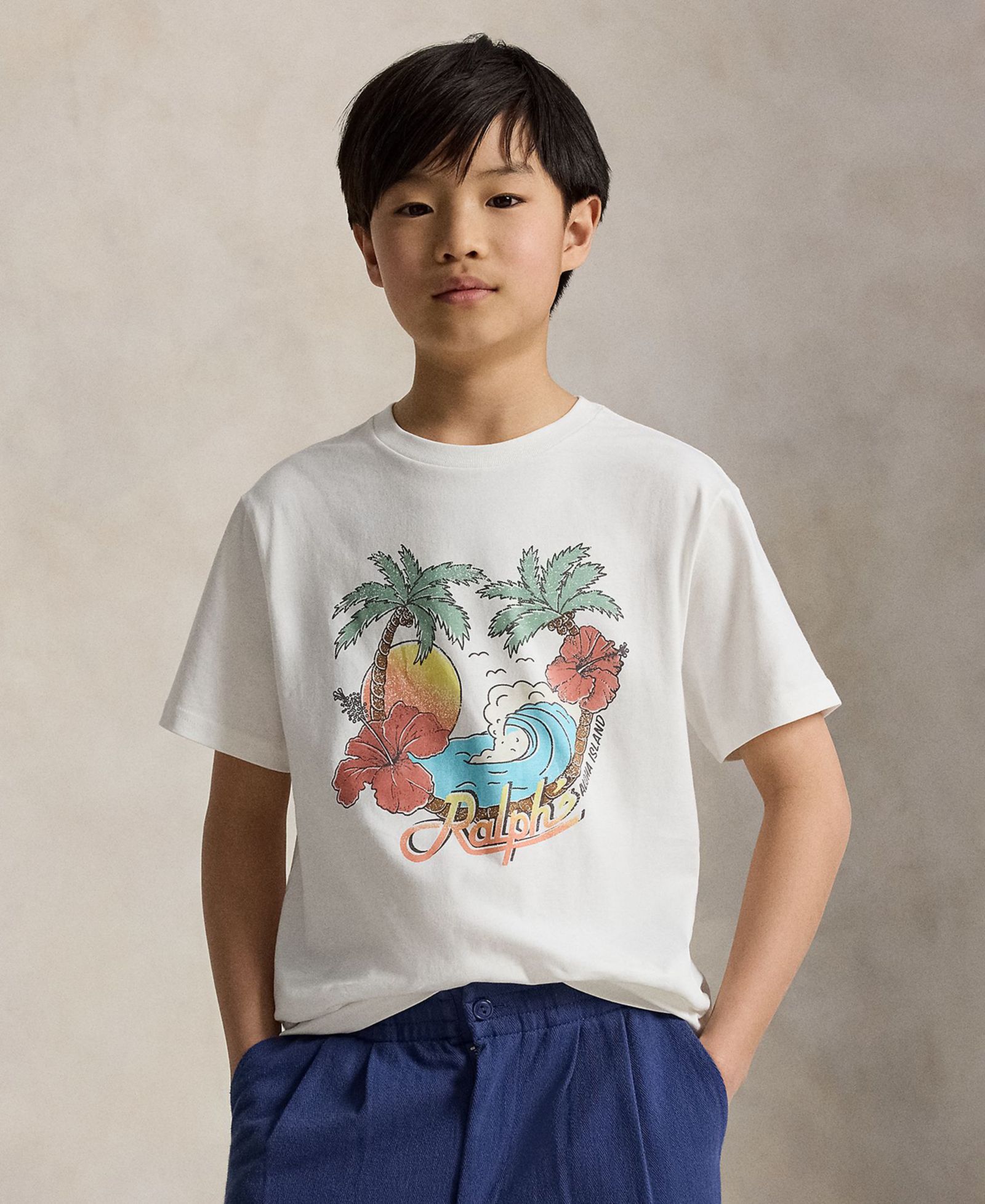 Polo Ralph Lauren Boys' 8-20 Short-Sleeve Jersey Graphic T-Shirt