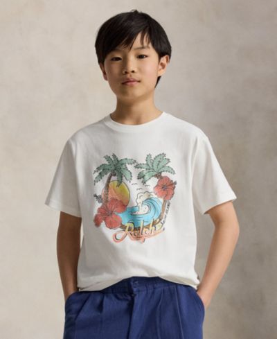 Polo Ralph Lauren Boys' 8-20 Short-Sleeve Jersey Graphic T-Shirt