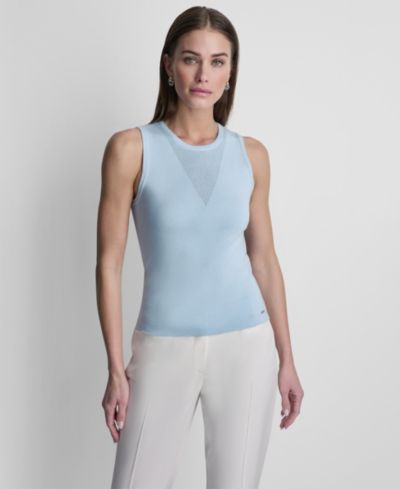 Джемпер DKNY Women's без рукавов с V-образным вырезом