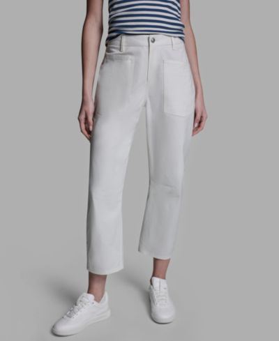 Женские брюки BCBG Mid-Rise Pocket Detail Barrel
