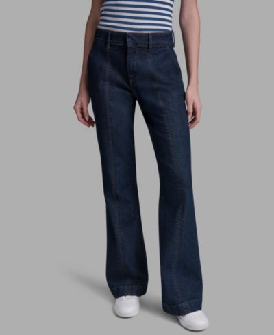 BCBG Women's Mid-Rise Flared Jeans