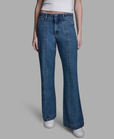 BCBG Женские джинсы flared Mid-Rise