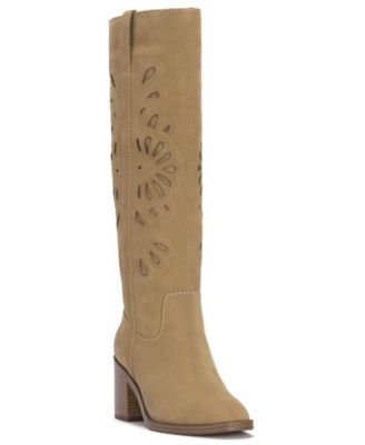 Lucky Brand Women's Adana Tall Chopout Block Heel Boots