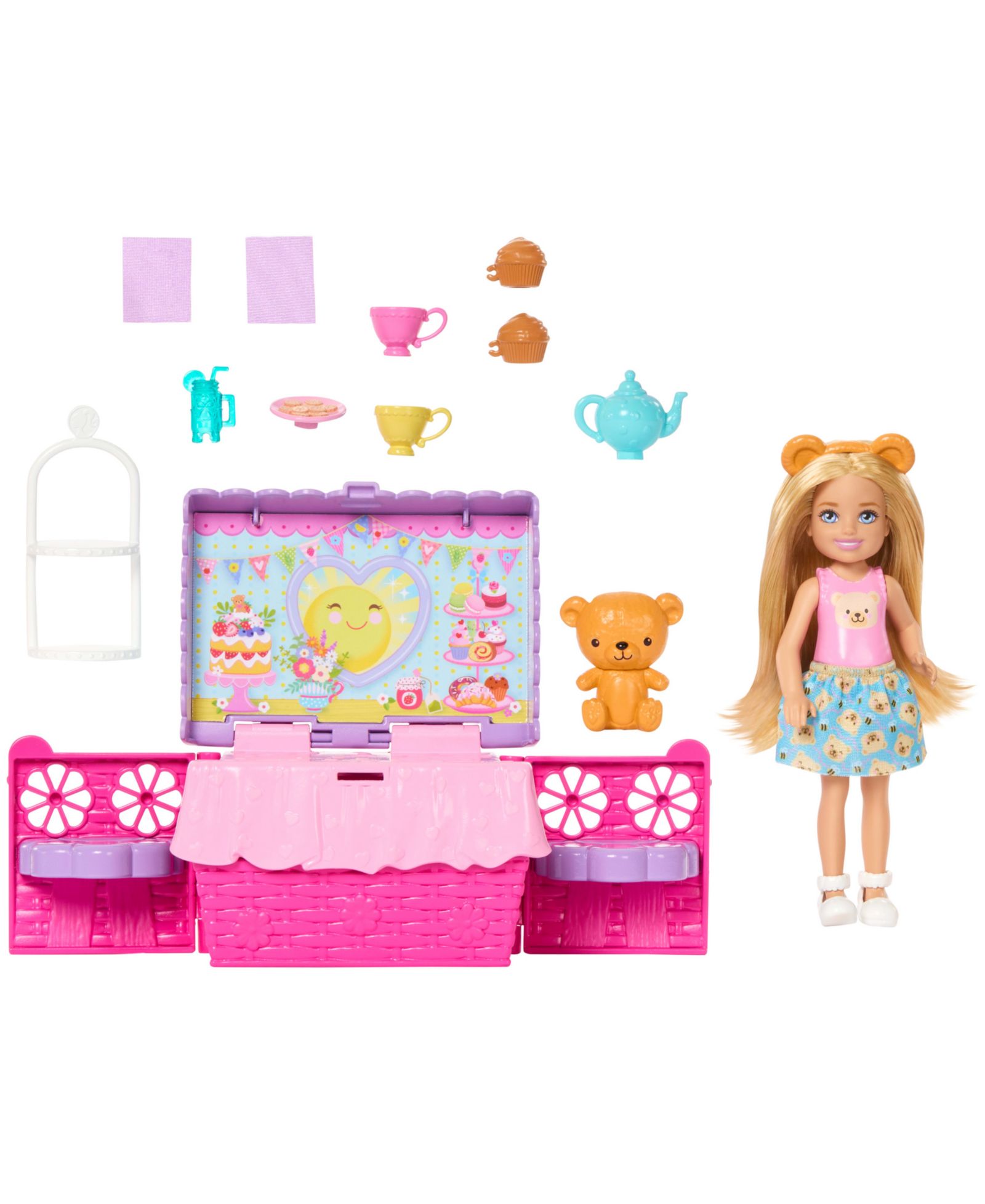 Barbie Family and Friends Club Chelsea набор для чаепития Pop-Up