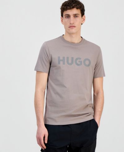 Hugo by Hugo Boss Men's Cotton Logo Crewneck Short-Sleeve T-Shirt