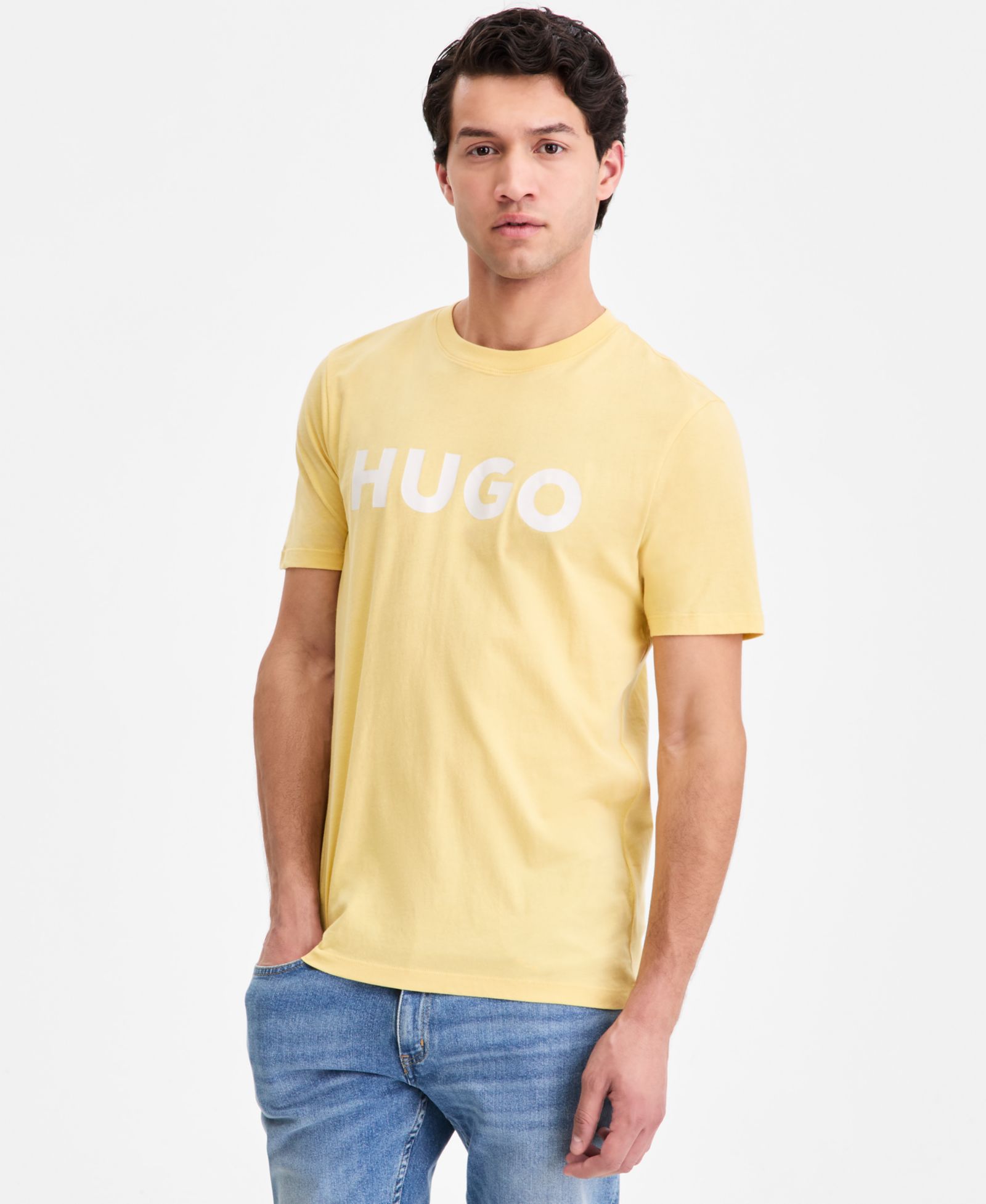 Мужская футболка Hugo by Hugo Boss Cotton Logo Crewneck Short-Sleeve