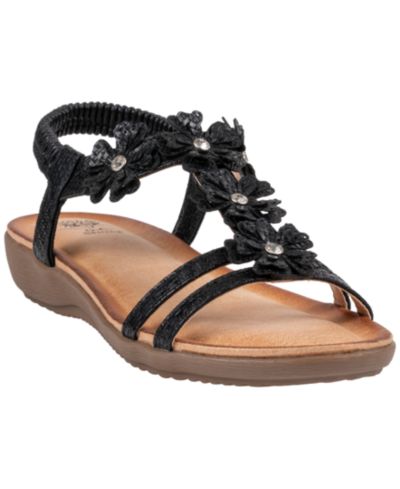 Женские сандалии GC Shoes Lily Floral Comfort Flat
