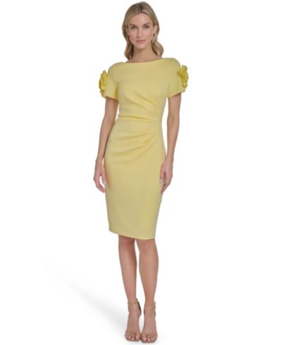 Jessica Howard Women's Boat Neck Short-Sleeve Dress