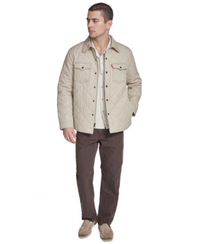 Мужская рубашка-куртка Levi's Quilted Zippered Western