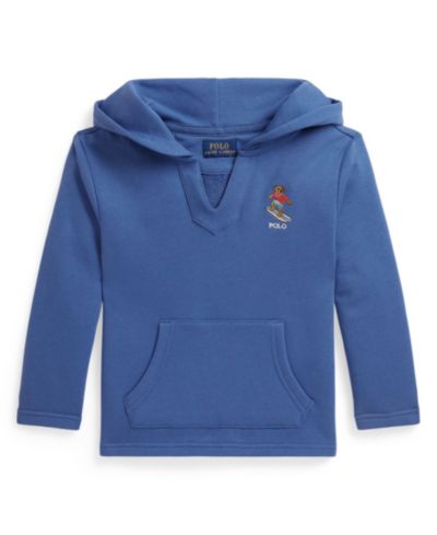 Детское худи Polo Ralph Lauren с медведем Polo Bear, махровое, с длинным рукавом, 2-7