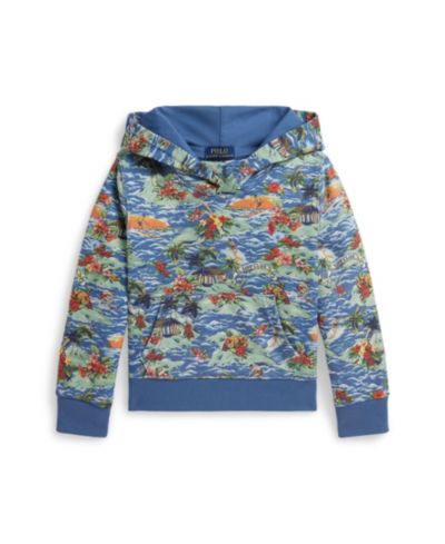 Polo Ralph Lauren худи для мальчиков с тропическим принтом и манжетами, 2-7 лет
