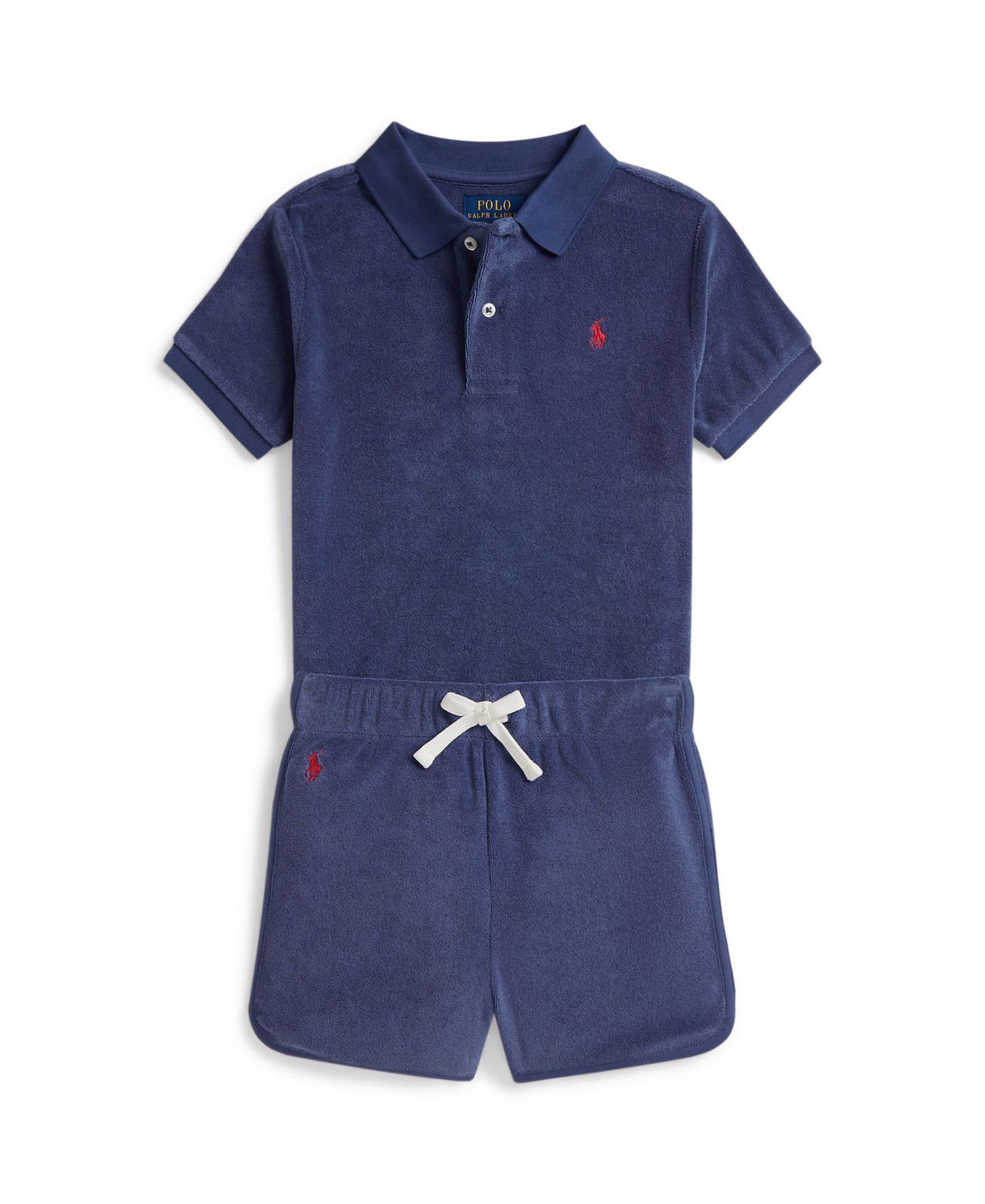 Polo Ralph Lauren Boys' 2-7 Short-Sleeve Terry Polo Shirt & Shorts, 2-Piece Set